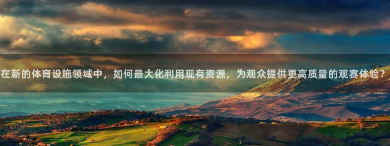 意昂4娱乐平台：在新的体育设施领域中，如何最大化利用