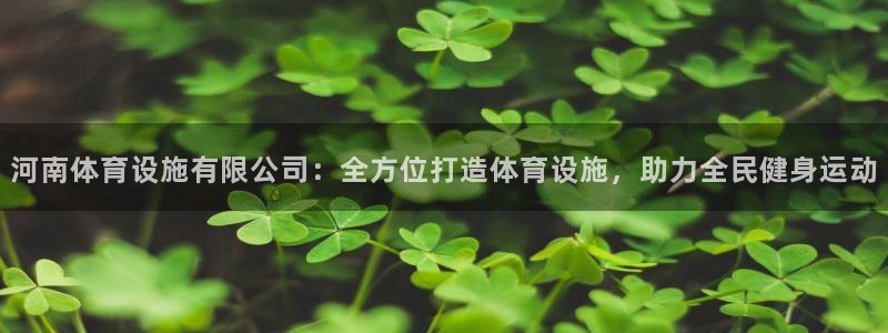 意昂4集团官网首页：河南体育设施有限公司：全方位打造
