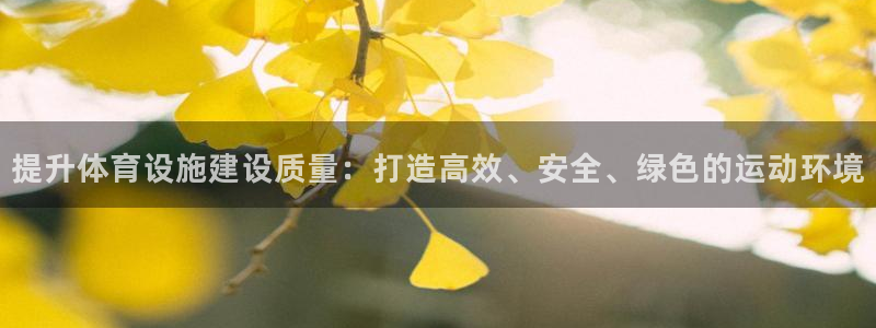 意昂体育4招商电话地址查询：提升体育设施建设质量：打