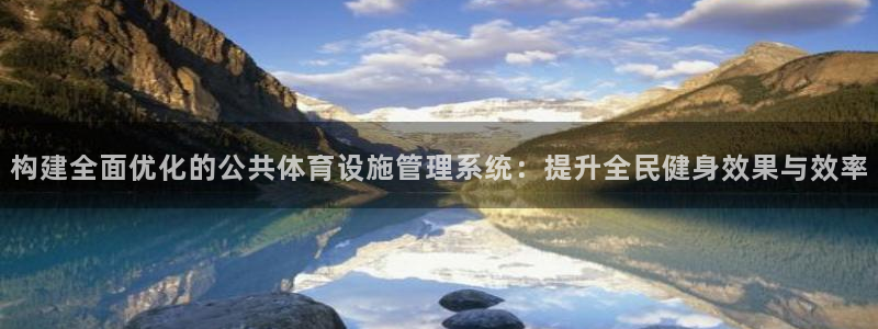 德国意昂4集团：构建全面优化的公共体育设施管理系统：提升全民