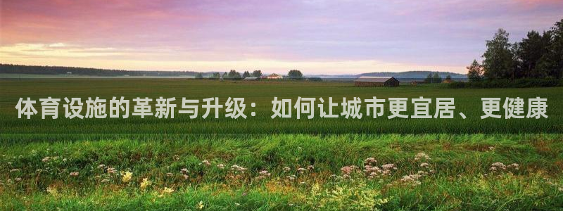 意昂4集团官网首页：体育设施的革新与升级：如何让城市